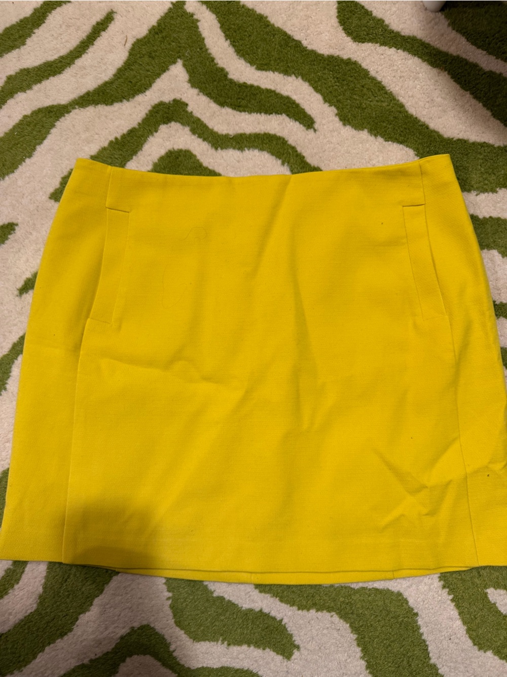 Banana Republic Bright Yellow Stretch Skort